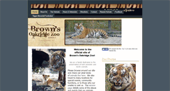 Desktop Screenshot of brownsoakridgezoo.com